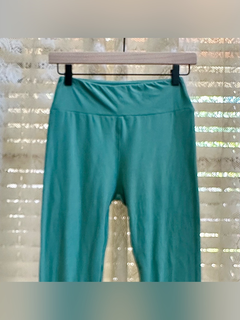 LuLaRoe Teal Kids Leggings - Smooth Pull-On Stretch